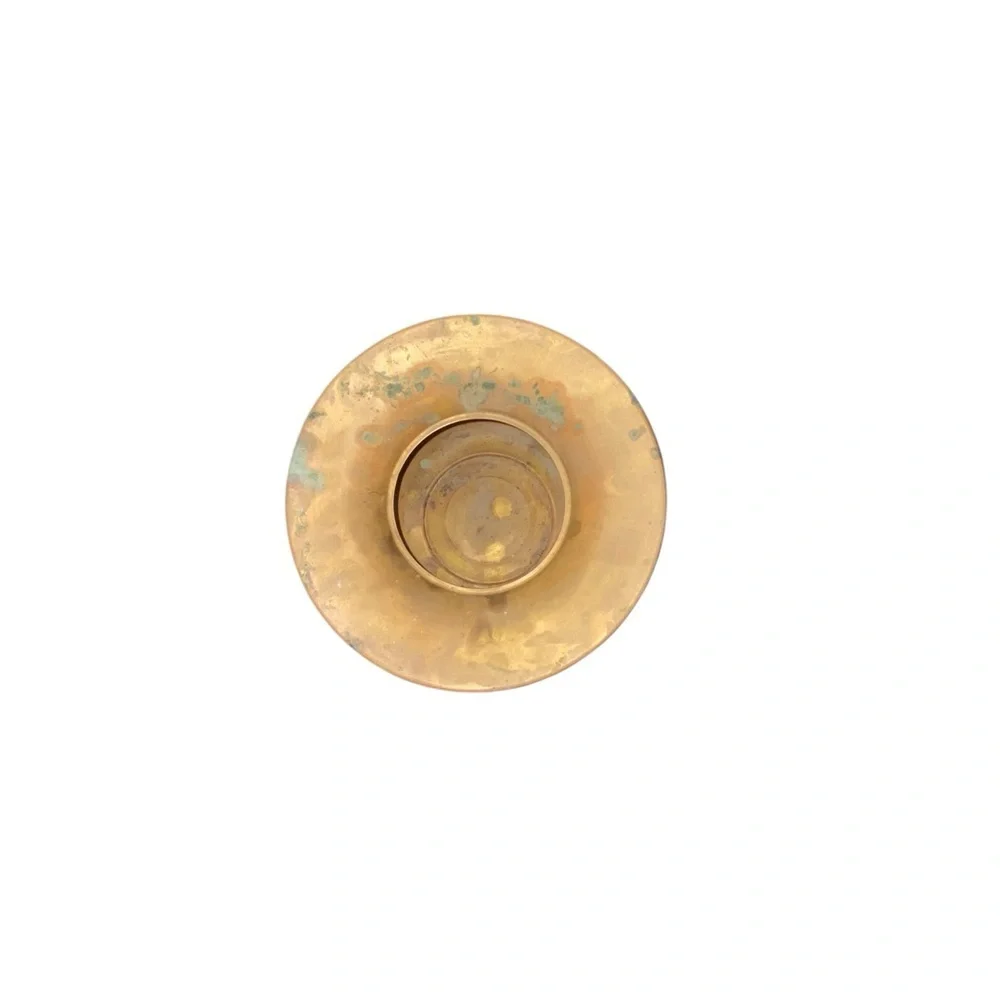 vintage brass pot / vase / spitoon